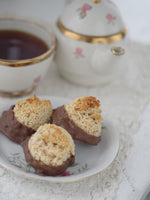 Load image into Gallery viewer, Chocolate Dipped Coconut Macaroon Bites
